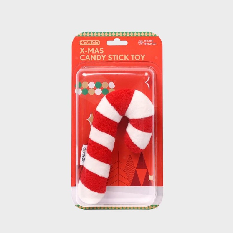 Christmas Candy Stick Chew Toy - Howlpot USA