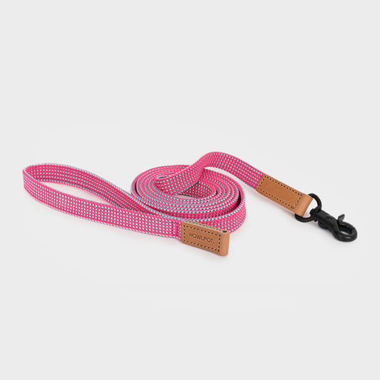We Are Tight Handmade Ribbon Leash (Flamingo) - Howlpotusa