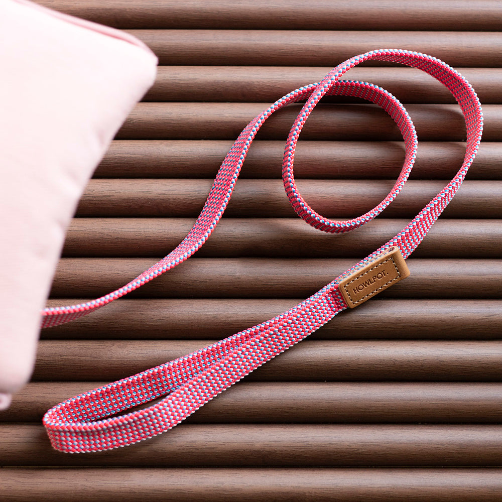 We Are Tight Handmade Ribbon Leash (Flamingo) - Howlpotusa