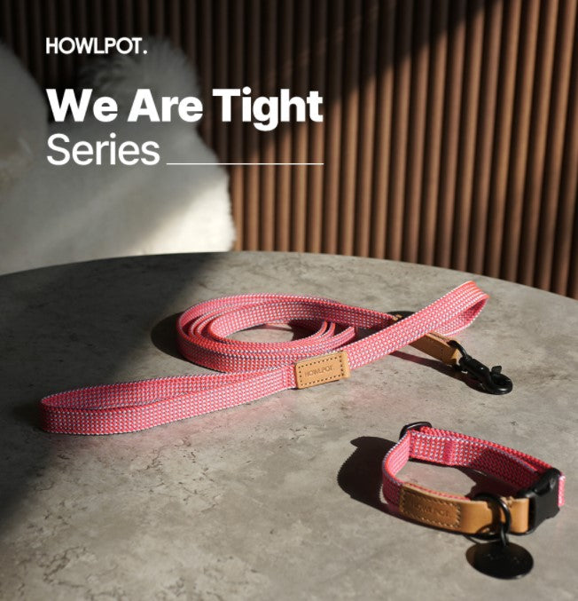 We Are Tight Handmade Ribbon Collar (Flamingo) - Howlpotusa