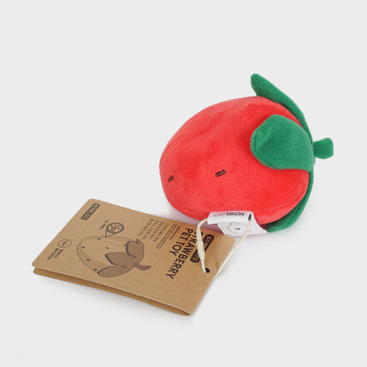 Strawberry Squeaky Toy - Howlpotusa